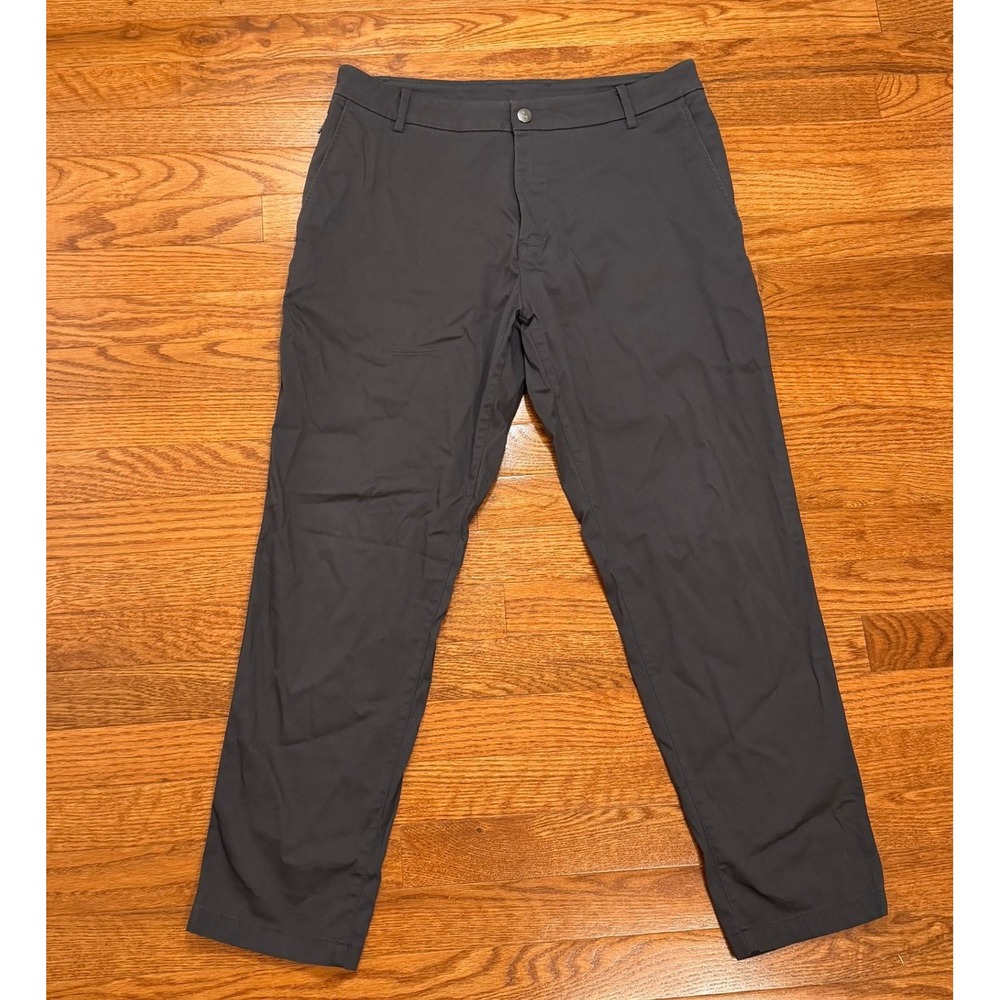 Birddogs Pants Mens 34x28 Gray Lined Golf Chino Stretch Performance Casual